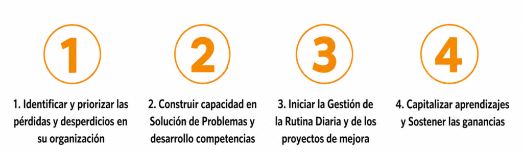 4 pasos