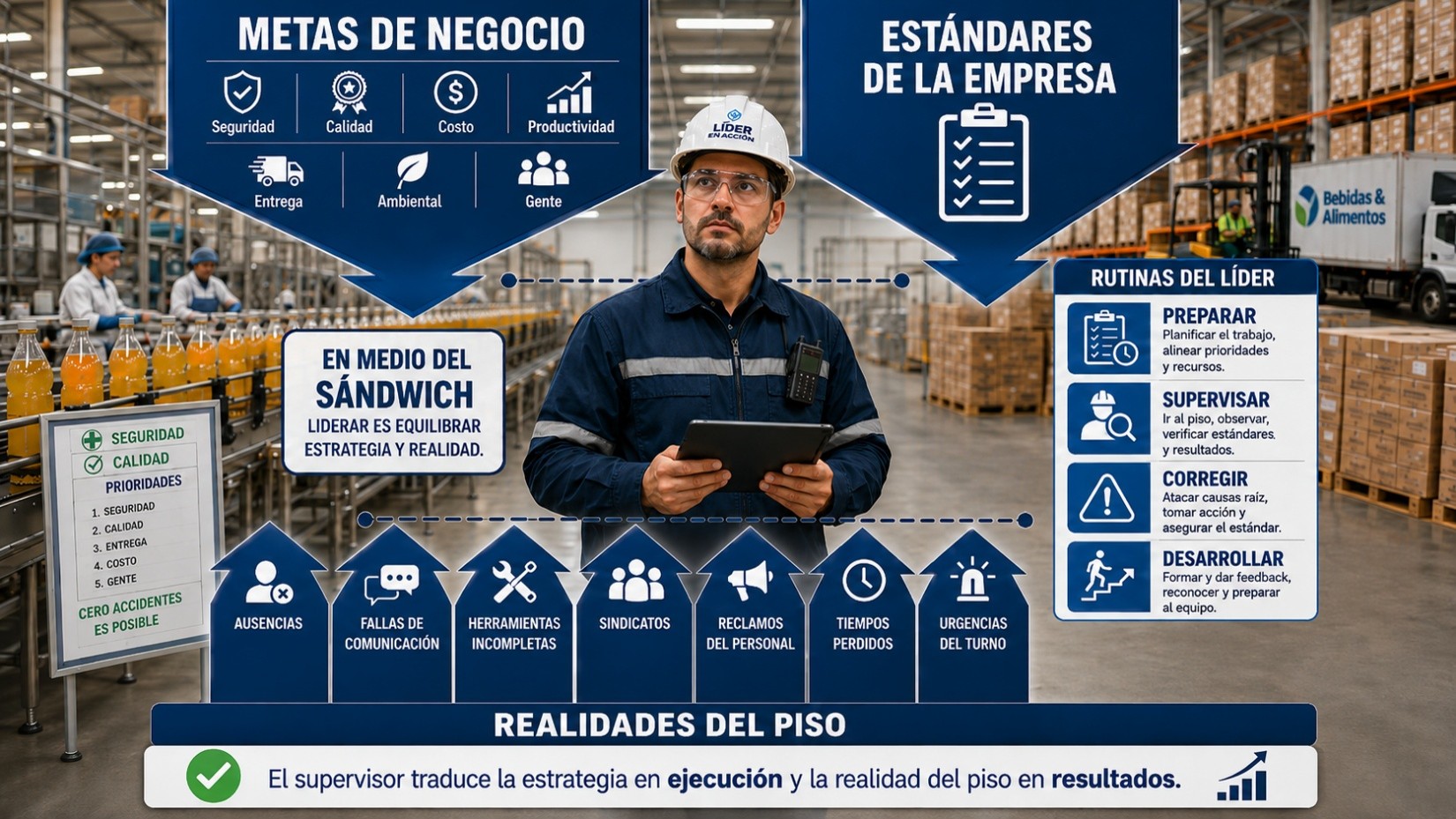 El rol del Líder de Equipo y su impacto en resultados, cultura y prevención de pérdidas